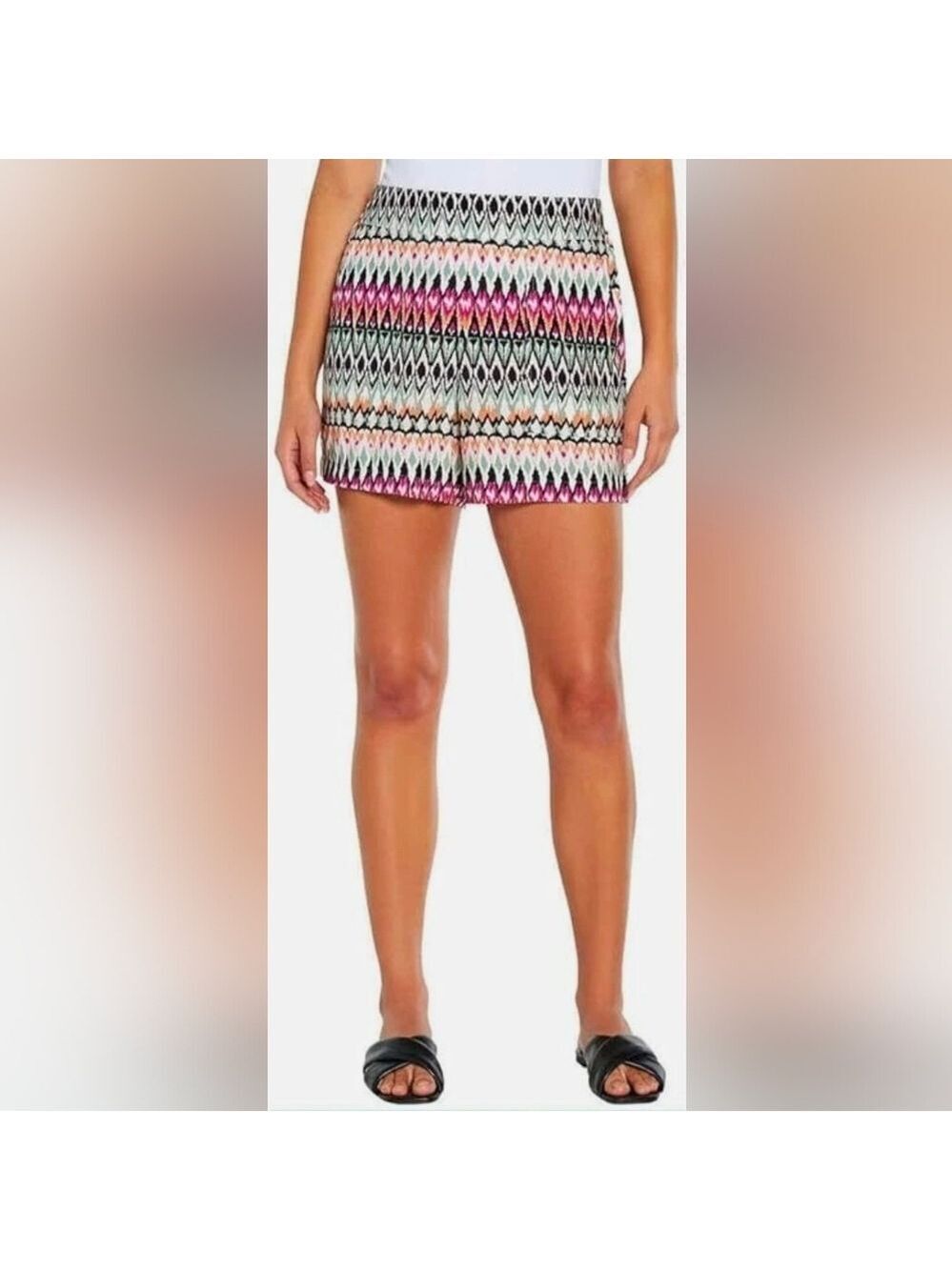 Wildfox Multicolor Patterned Women Shorts Size M